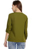 back view-  Olive Green Top Women's  