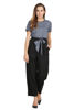 Front view-Gray Jumpsuit Women