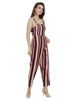 Right hand  side view-   Multicolor Striped Jumpsuit 